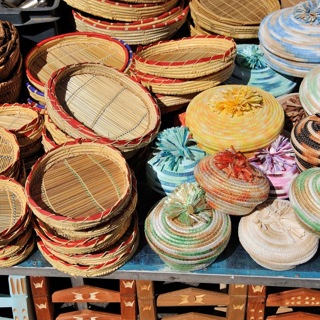 Assortimento di cestini