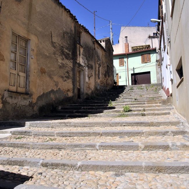Stairs in the historic center