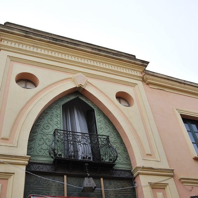 Historic center, liberty style balcony