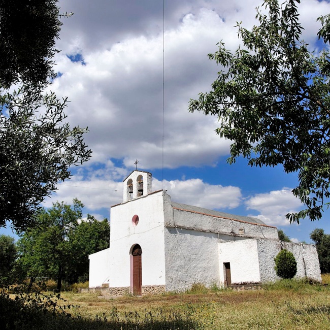 Country church of San Pietro, side view