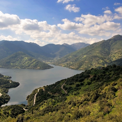 Lago Leni, veduta panoramica