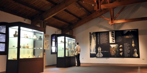 Montegranatico, sala del museo archeologico