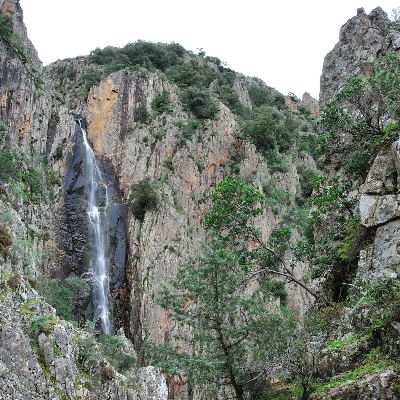 Muru Mannu, veduta della parte alta della cascata