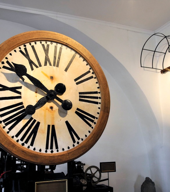 Antique clock from the parish church