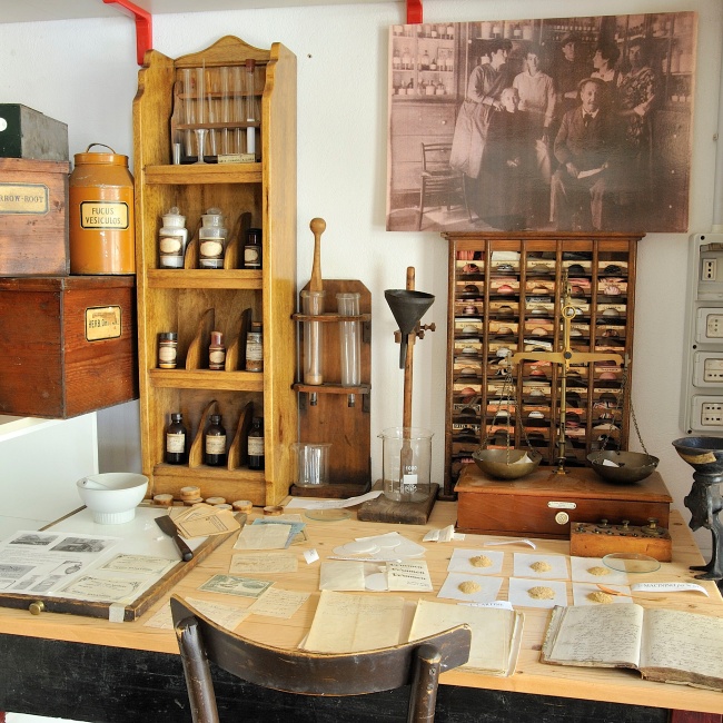 Antico laboratorio del farmacista