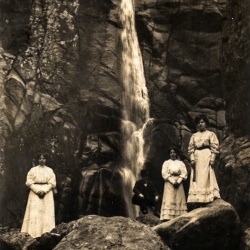 Cascata Sa Spendula, foto d'epoca