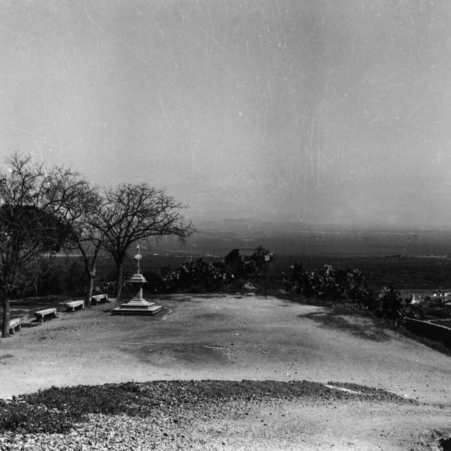 Foto d'epoca della piazza