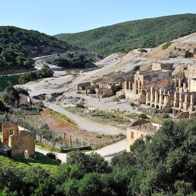 Rovine della laveria Brassey a Ingurtosu